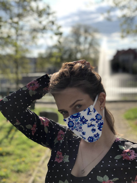 Logotrade liikelahja mainoslahja kuva: VENUS PRO puuvillamaski HEPA-suodatintaskulla 1378165