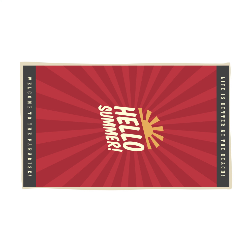 Logo trade mainoslahja kuva: Painettu rantapyyhe 300 g/m² 100x180