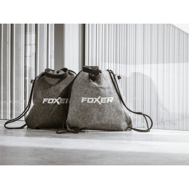 Logotrade mainostuote tuotekuva: GRS RPET Felt PromoBag Plus -reppu