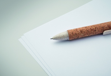 Logotrade mainoslahja tuotekuva: 4-värinen mustekynä korkkia