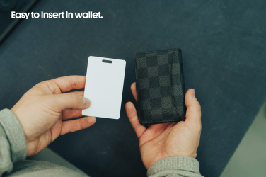 Logo trade mainostuote kuva: Findcard RCS kierrätysmuovinen tavaranseurantakortti