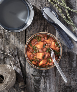 Logo trade mainostuotet tuotekuva: Black+Blum lasinen lounaskulho 750ml