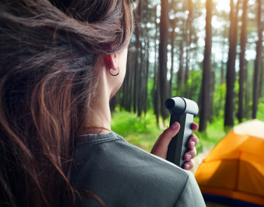 Logo trade mainoslahja kuva: Kannettava turbotuuletin