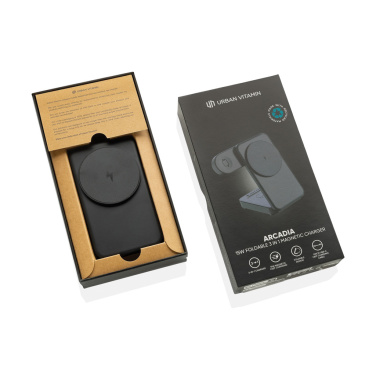 Logo trade liikelahja mainoslahja tuotekuva: Urban Vitamin Arcadia RCS rplast 15W 3in1 magn. laturi