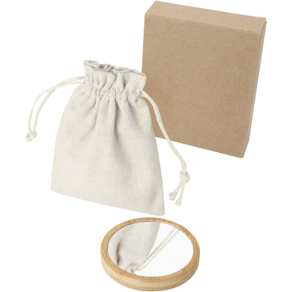 Logotrade firminės dovanos nuotrauka: Blizgantis bambuko veidrodis