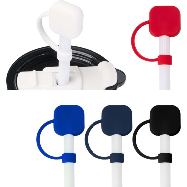 Logotrade verslo dovanos nuotrauka: Silikoninis šiaudelio dangtelis