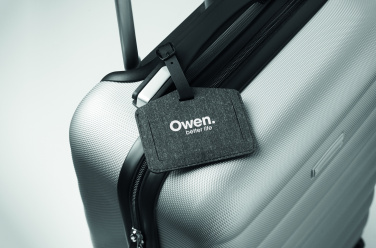 Logotrade dovana nuotrauka: Bagažo etiketė su apsauga nuo pametimo