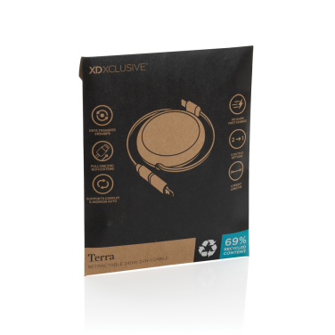 Logotrade reklaminiai produktai nuotrauka: „Terra RCS“ perdirbto aliuminio ištraukiamas 240 W 2 viename laidas