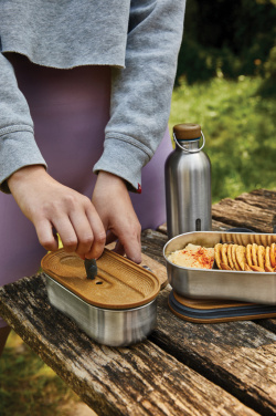 Logotrade reklaminiai produktai nuotrauka: „Black+Blum“ nerūdijančio plieno dviguba bento dėžutė