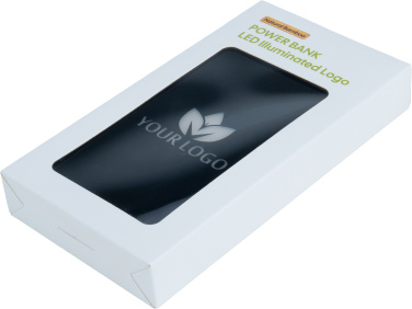 Logotrade verslo dovanos nuotrauka: 5000 mAh išorinė baterija su šviečiančiu logotipu