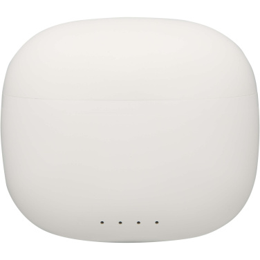 Logotrade reklaminiai produktai nuotrauka: „Alterf“ perdirbto plastiko „True Wireless Bluetooth®“ ausinės su silikoniniais ausų antgaliais