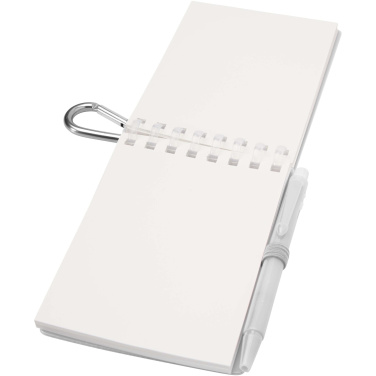 Logotrade reklaminės dovanos nuotrauka: „Lig Mini“ perdirbto lauko užrašų knygelės ir tušinuko rinkinys minkštais viršeliais (juodas rašalas)