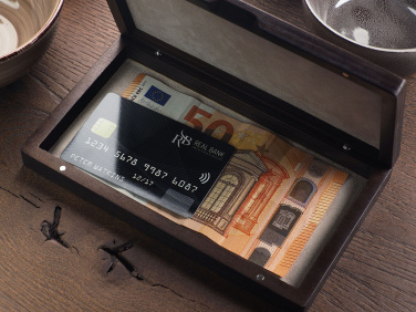 Logotrade biznesa dāvanas foto: Koka rēķinu kaste 1816121