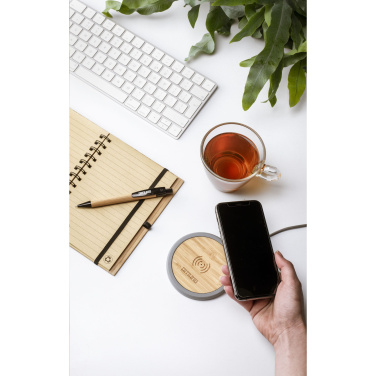 Logotrade Ideja dāvanas foto: Lidos Stone ECO 10W bezvadu lādētājs