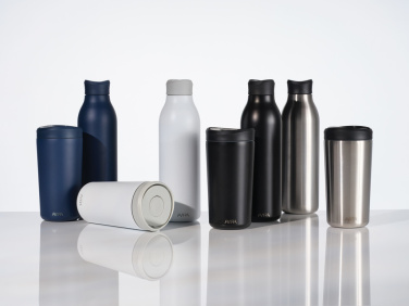 Logotrade ziemassvētku dāvanas foto: Avira Alix RCS atkārtota tērauda klikšķu tvertne 400 ml