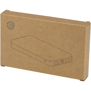 Logotrade biznesa dāvanas foto: Intan 10.000 mAh 10W pārstrādājamas plastmasas pārnēsājamais akumulators