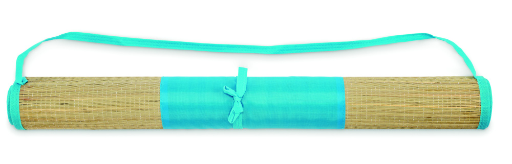 Logotrade ziemassvētku dāvanas foto: Dabīgs salmu pludmales paklājiņš