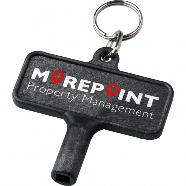 Лого трейд pекламные cувениры фото: Ключ для крана Маевского Largo из пластмассы с кольцом для брелока