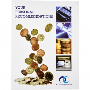 Логотрейд pекламные подарки картинка: Папка для бумаг Guild формата A4 из картона