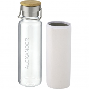 Лого трейд pекламные подарки фото: Thor, стеклянная бутылка объемом 660 мл с неопреновым чехлом