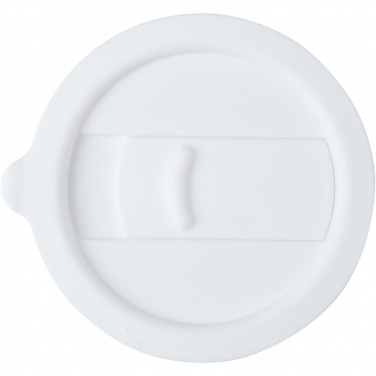 Логотрейд pекламные cувениры картинка: Java керамическая кружка емкостью 330 мл с  пластиковой крышкой