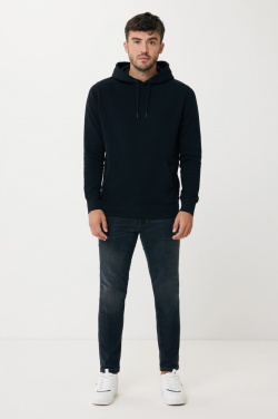 Лого трейд pекламные cувениры фото: Легкая толстовка с капюшоном Iqoniq Rila из переработанного хлопка