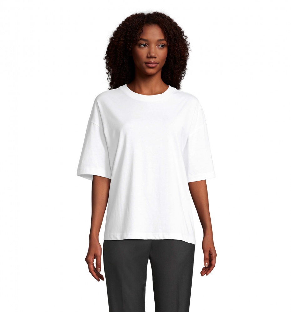 Логотрейд pекламные продукты картинка: BOXY WOMEN T-SHIRT OVERSIZE