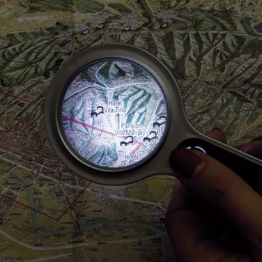 Логотрейд бизнес-подарки картинка: Увеличительное стекло со светодиодом GLOUCESTER