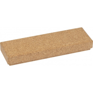 Логотрейд pекламные cувениры картинка: Шариковая ручка металл и пробка LILLEHAMMER