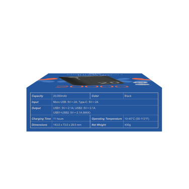 Логотрейд бизнес-подарки картинка: Внешний аккумулятор Silicon Power GS15 20000 мАч