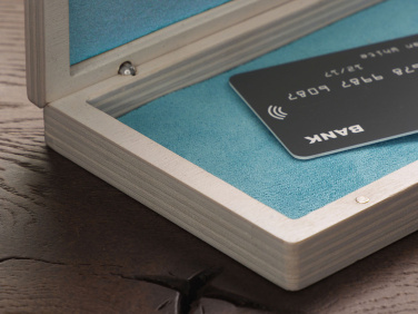 Лого трейд pекламные подарки фото: Деревянный ящик для купюр 1816121