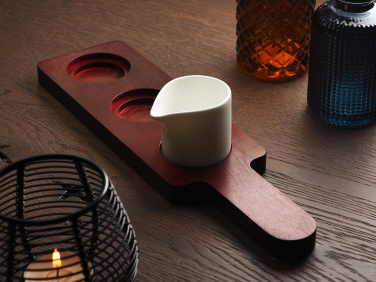 Лого трейд pекламные продукты фото: Деревянная сервировочная доска на 3 рюмки 1863121