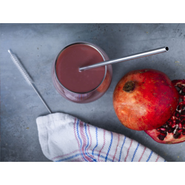 Лого трейд бизнес-подарки фото: Многоразовый набор из 1 шт. ECO Straw Set, соломинка из нержавеющей стали