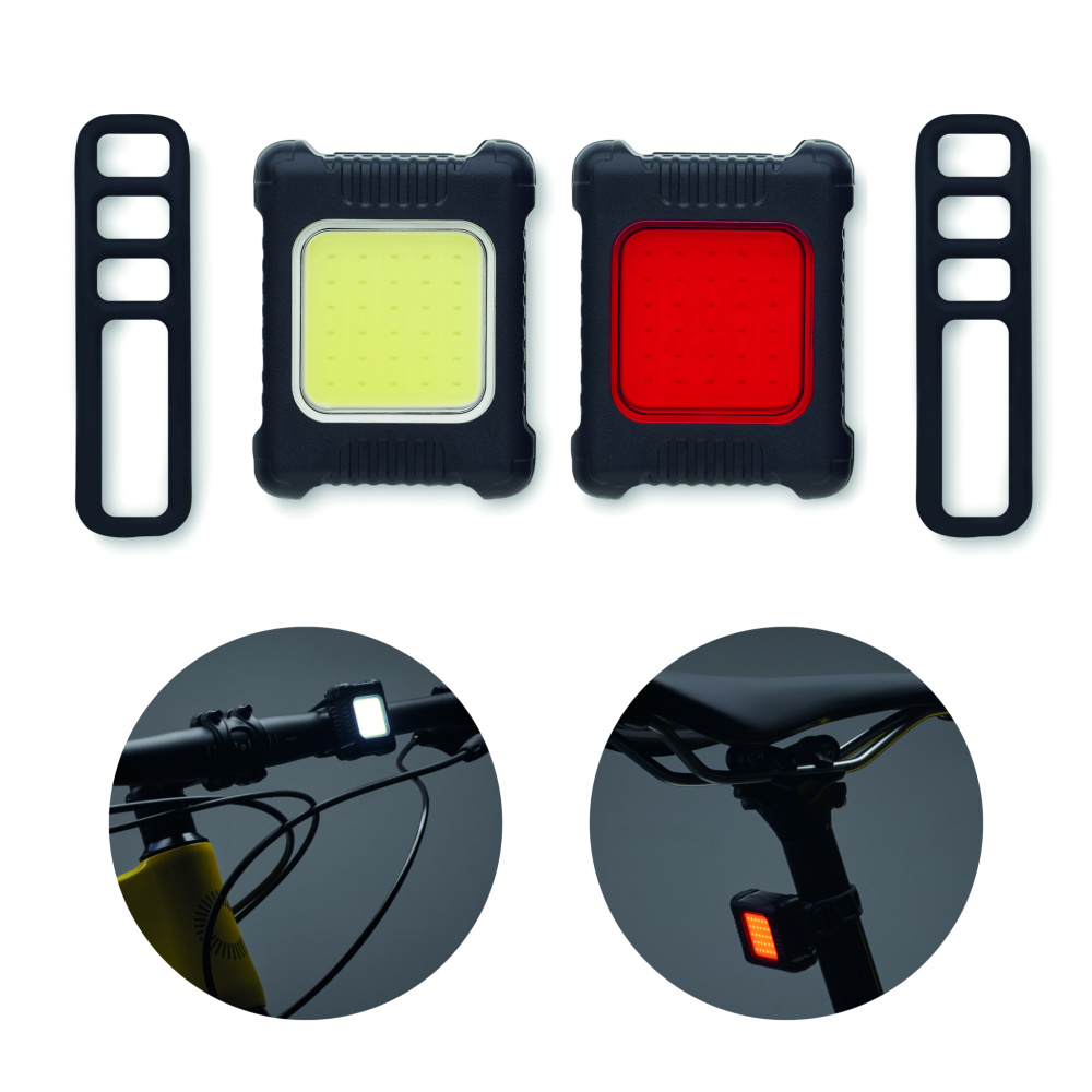 Логотрейд pекламные подарки картинка: Rechargeable bike light set