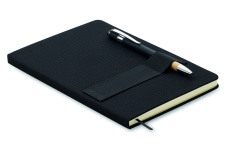 A5 RPET notebook with pen