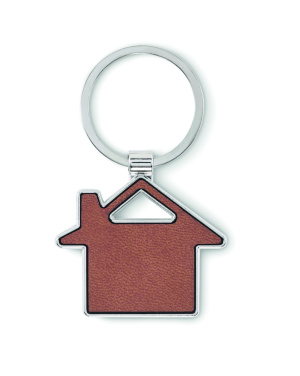 Лого трейд pекламные подарки фото: House shaped key ring