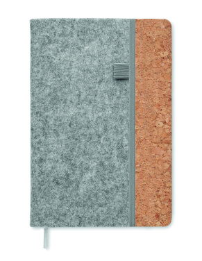 Логотрейд pекламные подарки картинка: A5 RPET cork notebook