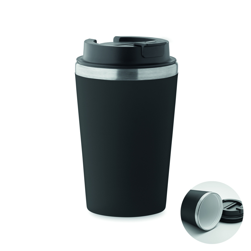 Логотрейд pекламные подарки картинка: Ceramic lining tumbler 350 ml