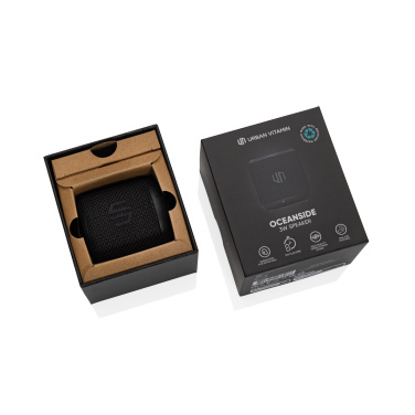 Лого трейд бизнес-подарки фото: Динамик Urban Vitamin Oceanside RCS из переработанного пластика мощностью 3 Вт