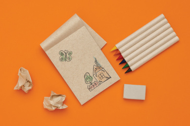 Лого трейд pекламные cувениры фото: Набор цветных карандашей Micki GRS infinity из 6 предметов с блокнотом