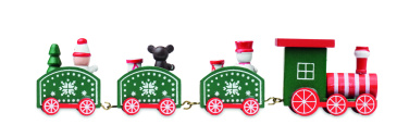 Логотрейд pекламные cувениры картинка: Wooden Christmas train