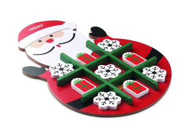 Логотрейд pекламные подарки картинка: Christmas wooden tic tac toe