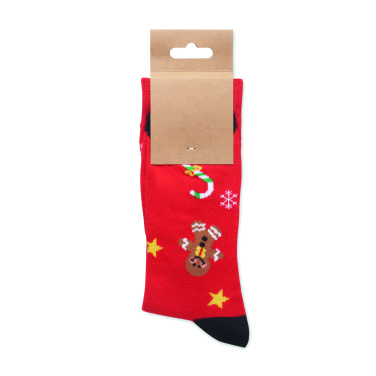Логотрейд бизнес-подарки картинка: Pair of Christmas socks M
