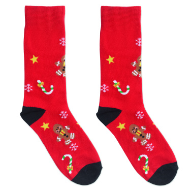 Лого трейд pекламные cувениры фото: Pair of Christmas socks L