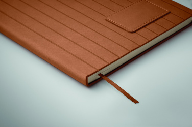 Логотрейд pекламные подарки картинка: A5 notebook in smokey PU