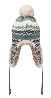 Лого трейд pекламные cувениры фото: Knitted beanie with ear flap