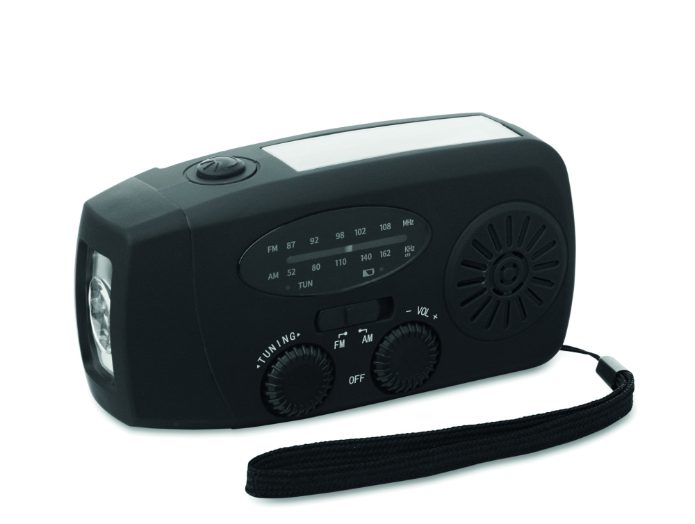 Логотрейд pекламные cувениры картинка: Portable radio SOS with LED torch