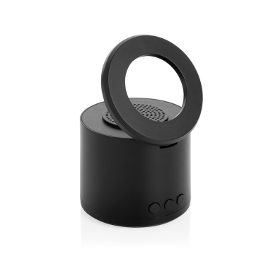 Логотрейд pекламные cувениры картинка: Динамик Magpulse RCS из переработанного пластика мощностью 3 Вт с магнитным держателем