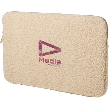Лого трейд бизнес-подарки фото: Bear чехол для 13-дюймового ноутбука объемом 2 л из шерпы, переработанной по стандарту GRS
