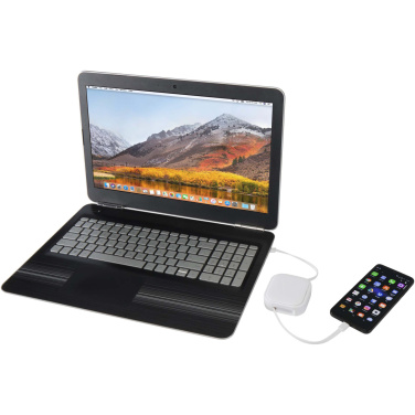 Логотрейд бизнес-подарки картинка: Gloas 5-в-1 переработанный выдвижной кабель для синхронизации данных и быстрой зарядки 100 Вт с набором инструментов для смартфона